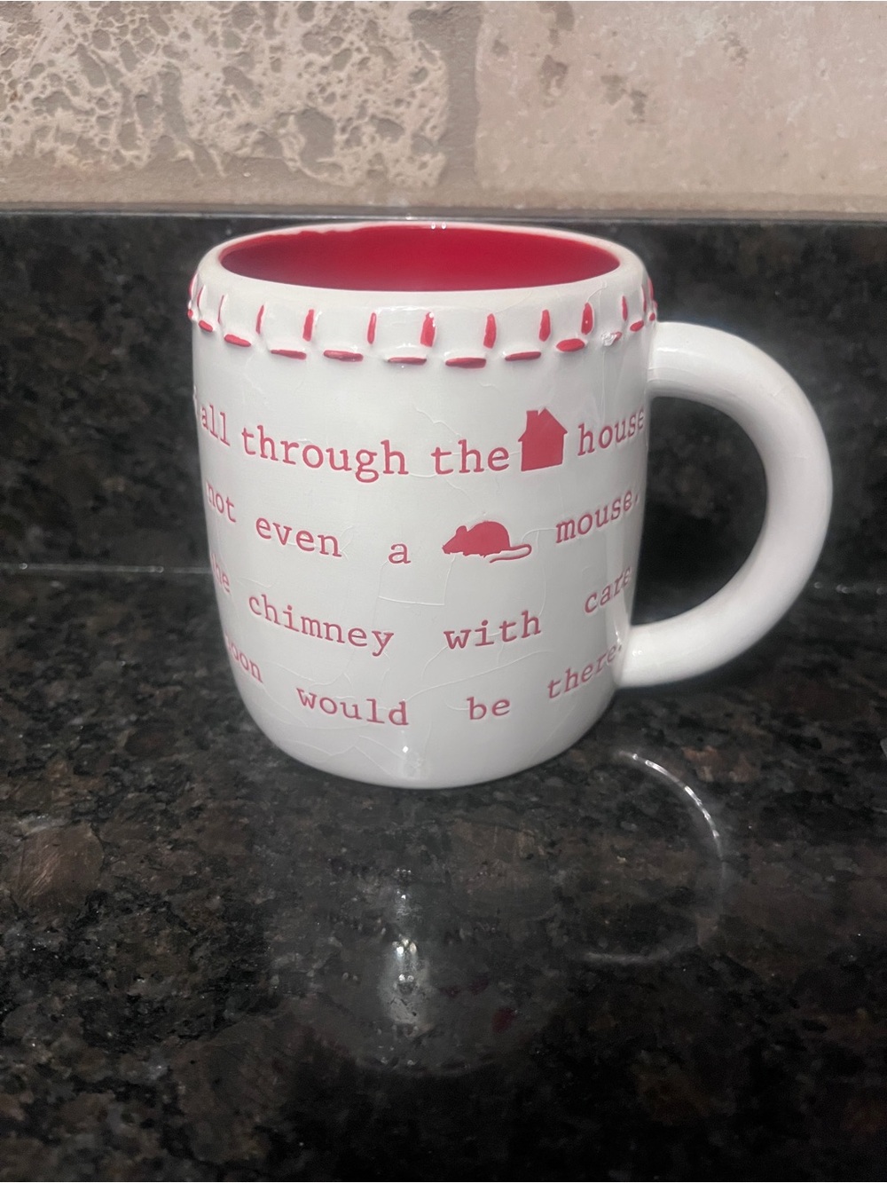 Christmas Ceramic Mug - Holiday Script